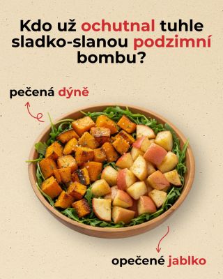 Tak co říkáte na tenhle podzimní salátek? Dejte nám vědět v komenářích👇🍅 #fermato #zeleninazpovinnostinaradost